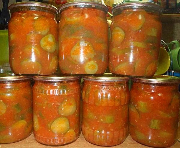 Рецепты консервирования на зиму: огурцы в томатном соке с фото